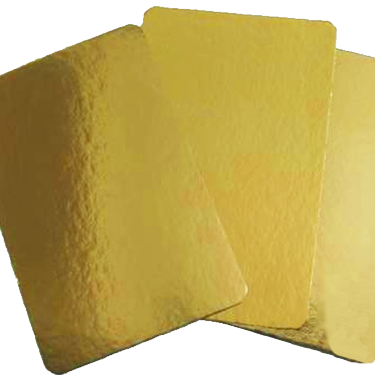 Подложки под пироженые 8 см * 12 см золото