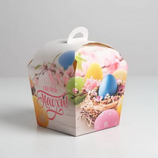 Коробка для кулича «Светлой Пасхи», 17 х 17 х 26 см