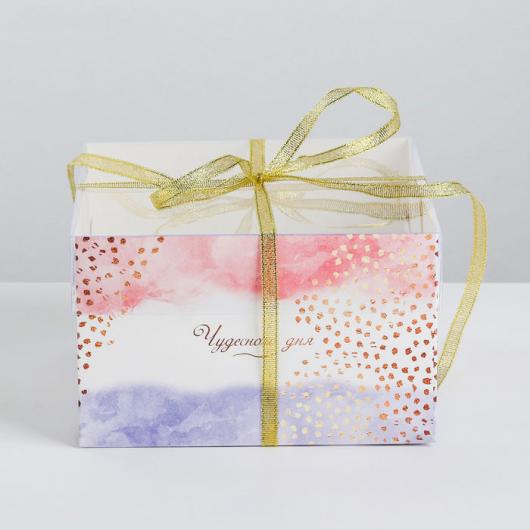 Коробка на 4 капкейка 