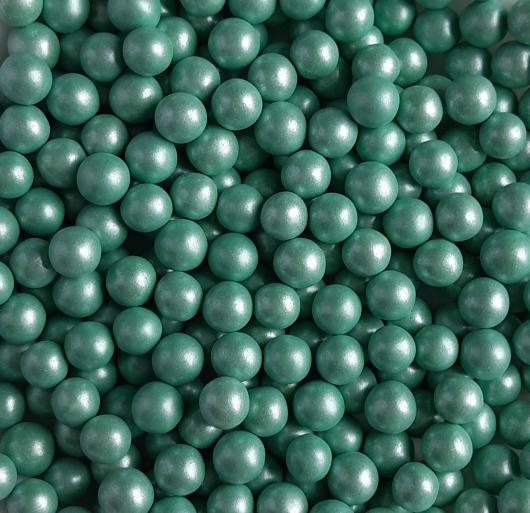 Сахарный жемчуг Зеленый перламутр 3 мм