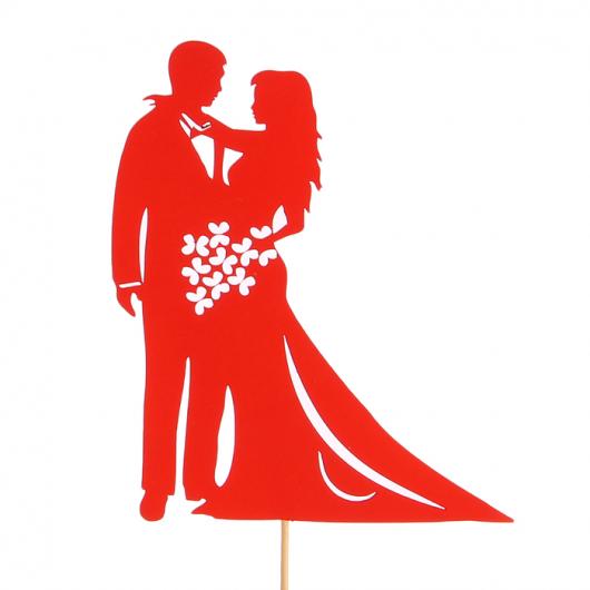 Топпер «Пара», красный, 11х12,5 см