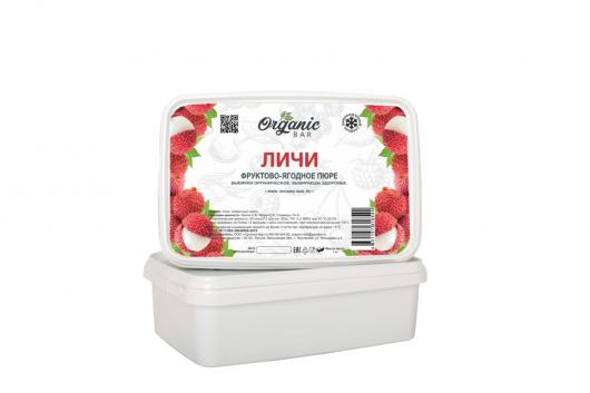 Пюре Organic-bar личи 1 кг замороженное