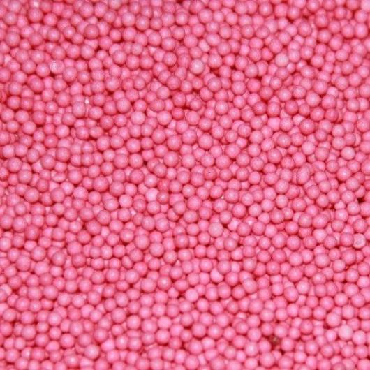 Сахарный жемчуг Малиновый  глянец  5 мм