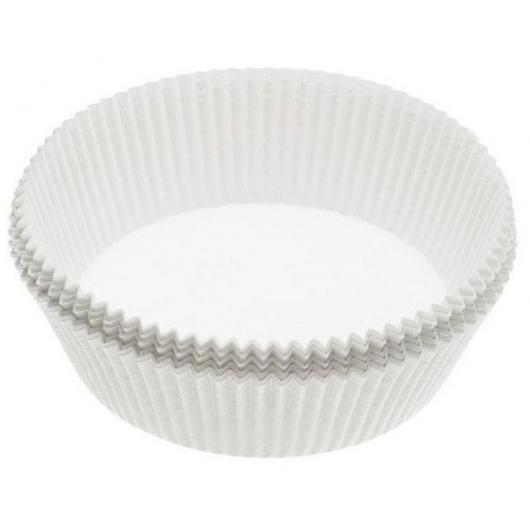Тарталетка 7,5 см*2,2 см 100 шт (+/-), белая
