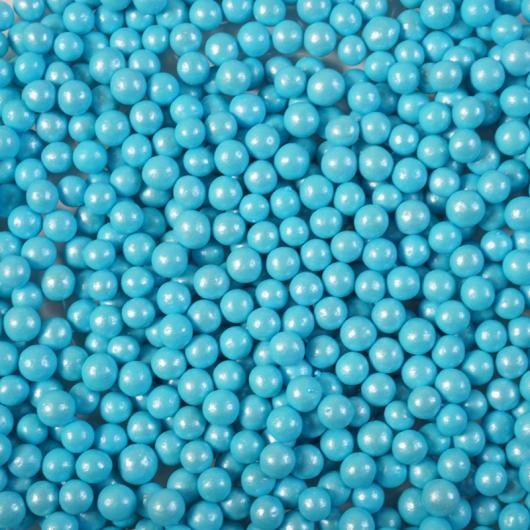 Сахарный жемчуг Голубой перламутр 3 мм