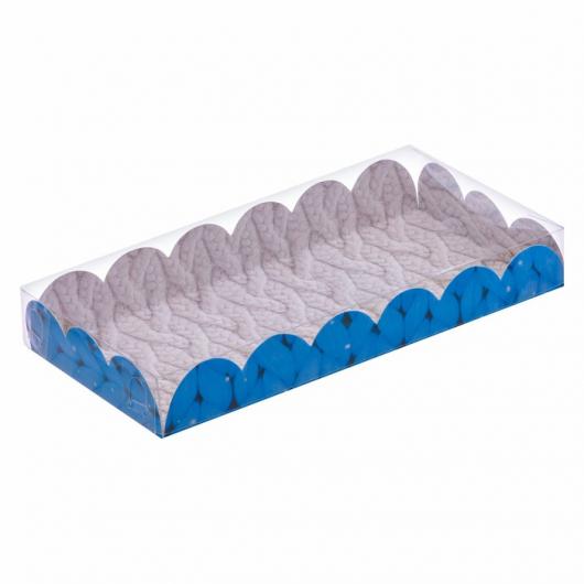 Коробка для кондитерских изделий с PVC-крышкой «Время теплых объятий», 21 × 11 × 3 см