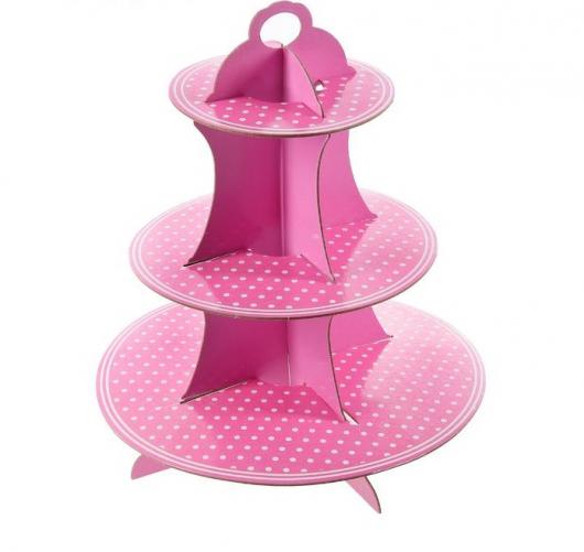 Подставка для пирожных трехъярусная 