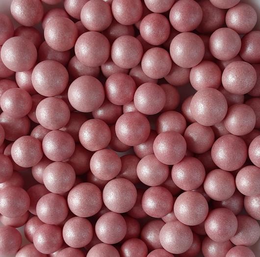 Сахарный жемчуг Розово-лиловый перламутр 10 мм