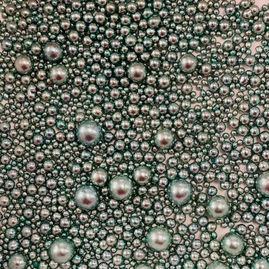 Шарики зеркальные, бирюза, микс