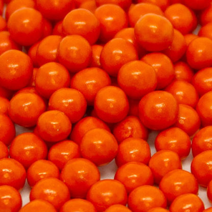 Сахарный жемчуг Оранжевый глянец  5 мм