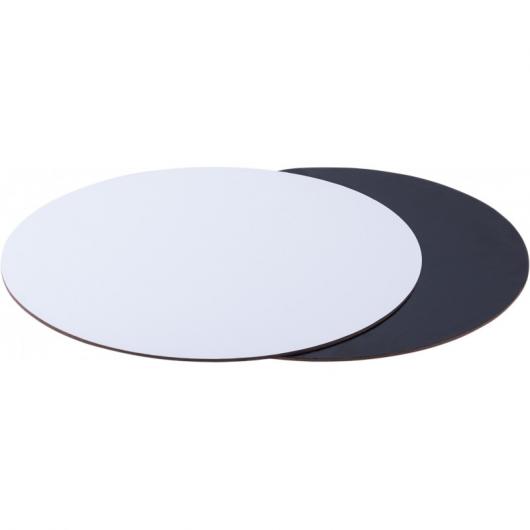 Подложка усиленная, ламинированная, 28 см, черная