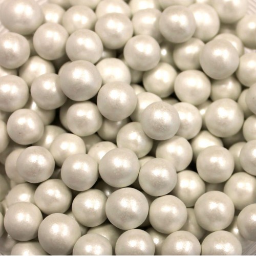 Сахарный жемчуг Белый глянец 10 мм