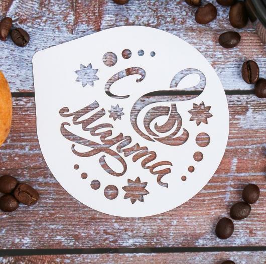 Трафарет «8 марта» 9.5 × 8.5 см