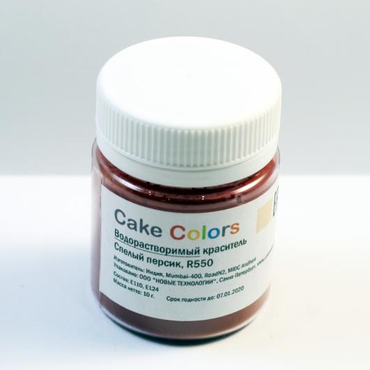 Краситель водорастворимый спелый персик  Cake Colors 10 гр