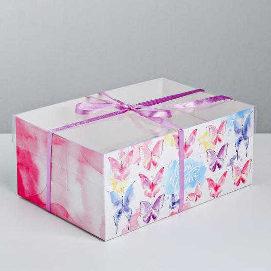 Коробка для капкейка «Самой чудесной», 23 × 16 × 10 см 