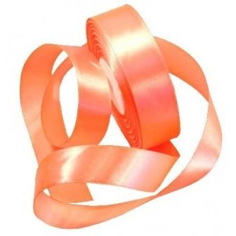 Лента атласная 1,2 см персиковая 049
