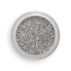 Глиттер серебро