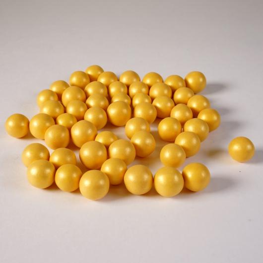 Сахарный жемчуг Золотой перламутр 10 мм