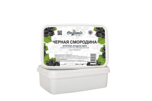 Пюре Organic-bar черная смородина 0,3 кг замороженное