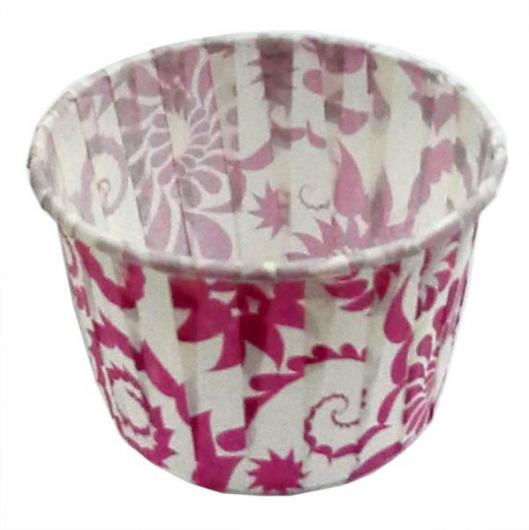 Капсулы капкейк 100 шт Дамасск бордовый