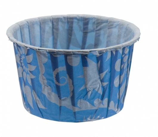 Капсулы капкейк 100 шт Дамаск синий