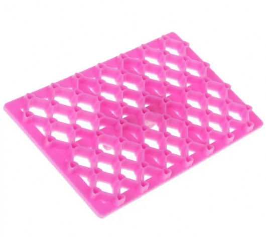 Штамп решетка с сердцем