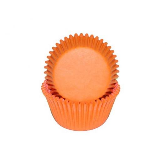 Капсулы для маффинов 50 мм*30 мм 100 шт оранжевые