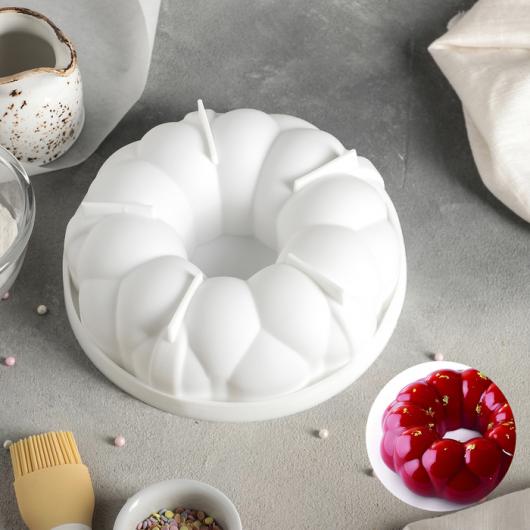 Форма для муссовых десертов и выпечки «Цветочное лакомство», 19,5×5,5 см