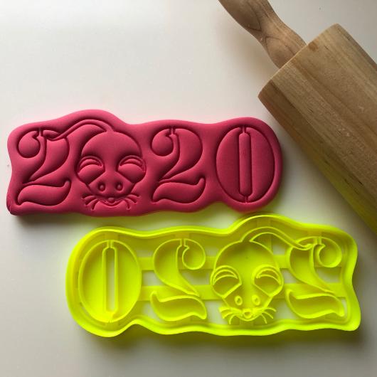 Вырубка-штамп для пряников 2020 