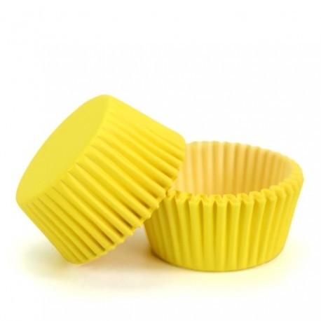 Капсулы капкейк 100 шт желтый пласт уп