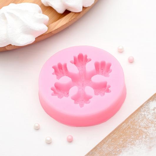 Молд силиконовый «Снежинка», 6,7×6,7 см, цвет МИКС