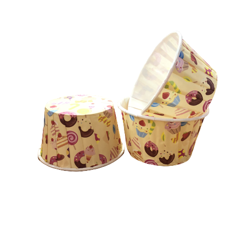 Капсулы капкейк 100 шт сладости жесткий бортик