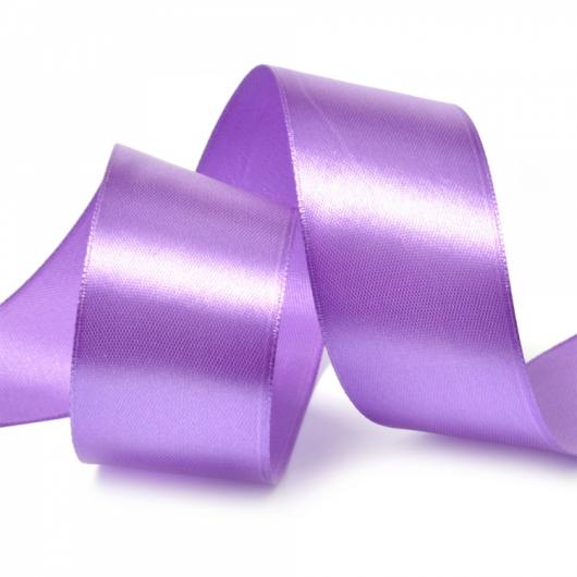 Лента атласная 1 см бледно фиолетовый