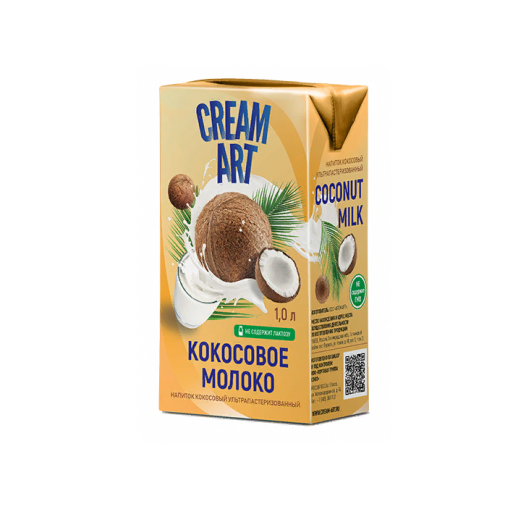 Молоко кокосовое CremArt 1л