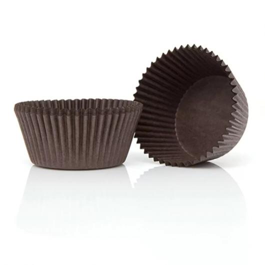 Капсулы для маффинов 50 мм*30 мм 100 шт коричневые