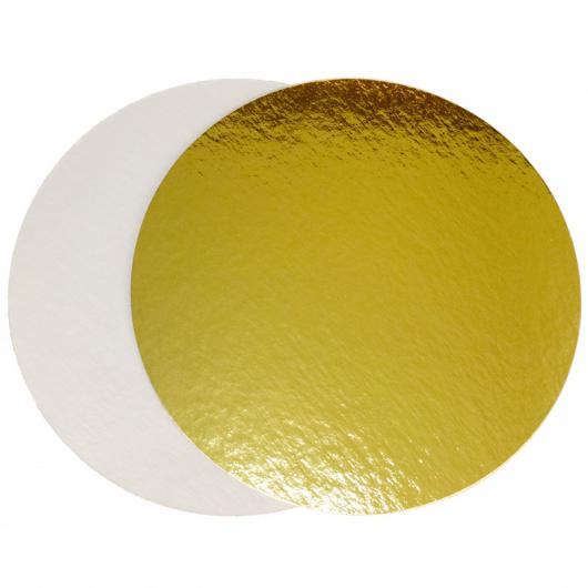 Подложка для торта 26 см плотность 2,5  мм золото