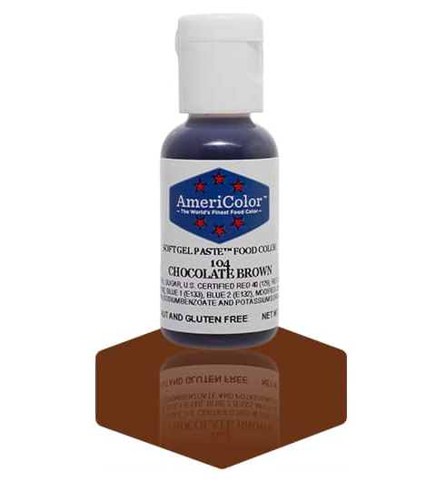 Красители Americolor chocolate brown 21 гр