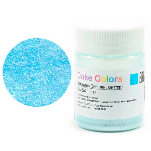 Пищевой блеск Голубой топаз Cake Colors