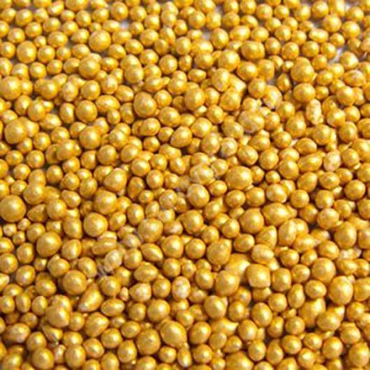 Сахарный жемчуг Золотой перламутр 3 мм