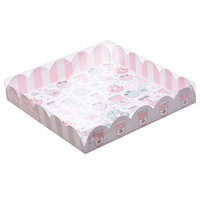 Коробка для кондитерских изделий с PVC-крышкой «Доброе утро!», 18 × 18 × 3 см