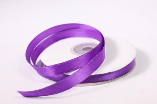 Лента атласная 0,6 см фиолетовая 082