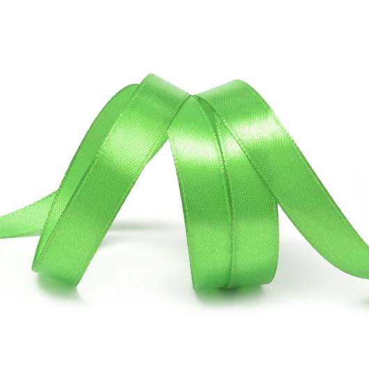 Лента атласная 1 см бледно зеленая