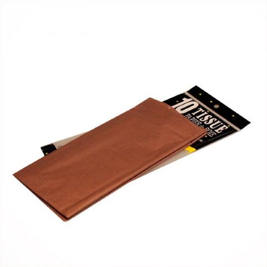 Бумага Тишью коричневый 51*55 см 10 листов