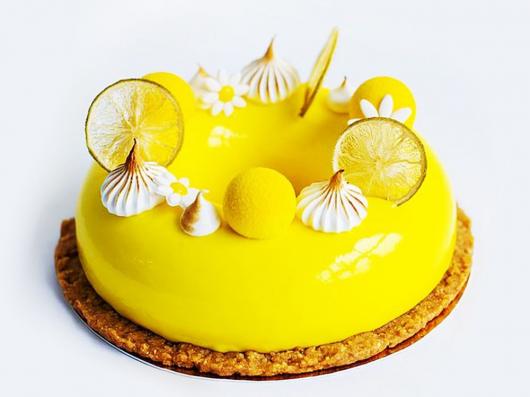 Зеркальная глазурь Mirall 0,5 кг лимон