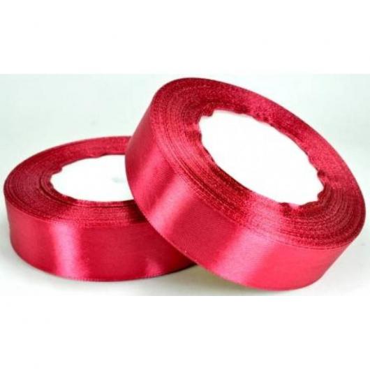 Лента атласная 2,5 см вишня 043