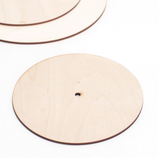 Деревянная подложка для торта 40 см с отверстием усиленная 10 мм