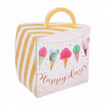 Упаковка для десерта Happy days, 12 × 11 × 10 см