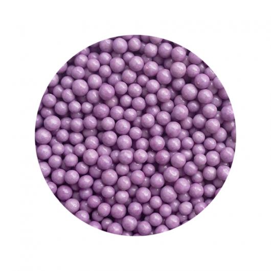 Сахарный жемчуг Фиолетовый глянец 5 мм