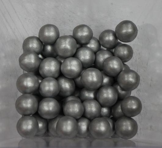 Сахарный жемчуг Серебро металик 10 мм