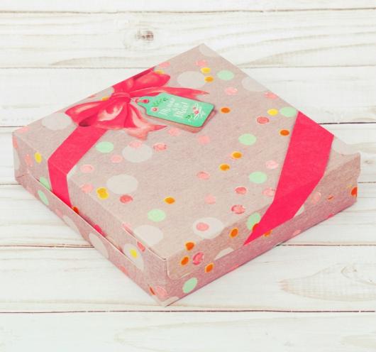 Коробка «Маленький повод для радости», 14 × 14 × 3,5 см